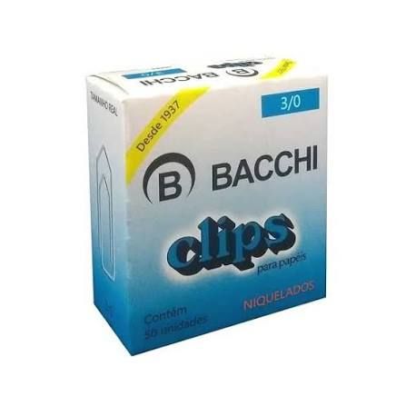 Clips Niquelado 3/0 c/50Un Bacchi