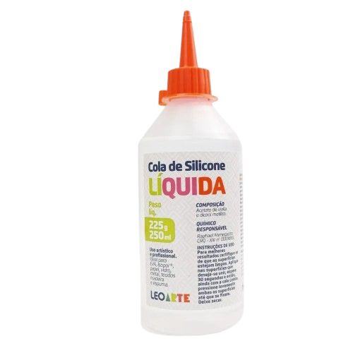 Cola de Silicone Líquida 250ml 225g Ref.9...