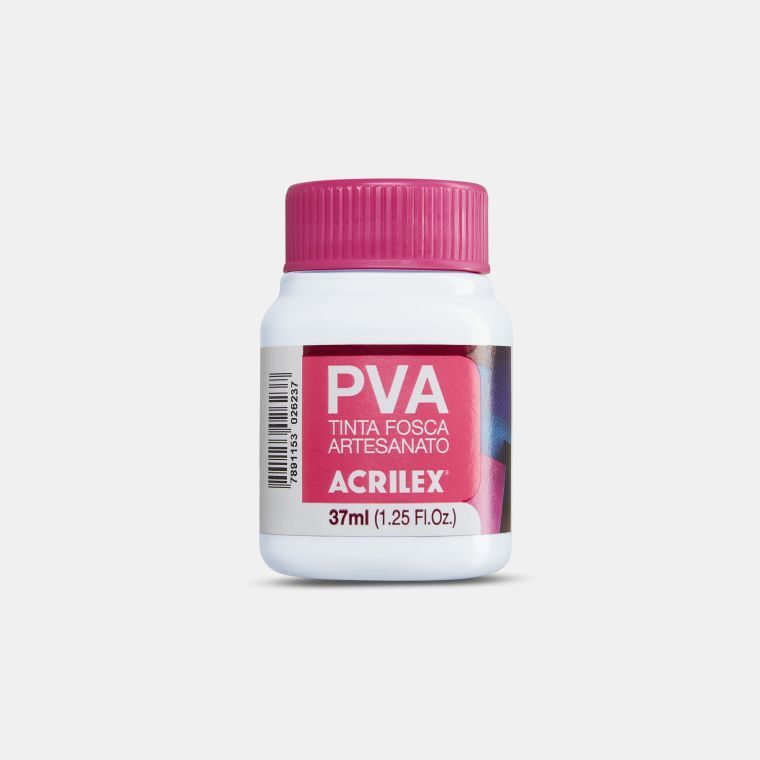 Tinta Plástica PVA 37ml Ref.03240-519 Branco